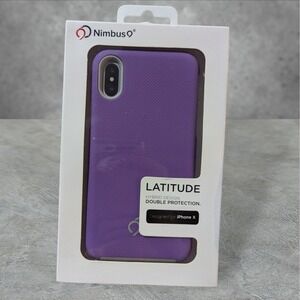 Q1. Nimbus9‎ Latitude Series Hybrid Case for Apple iPhone X - Purple